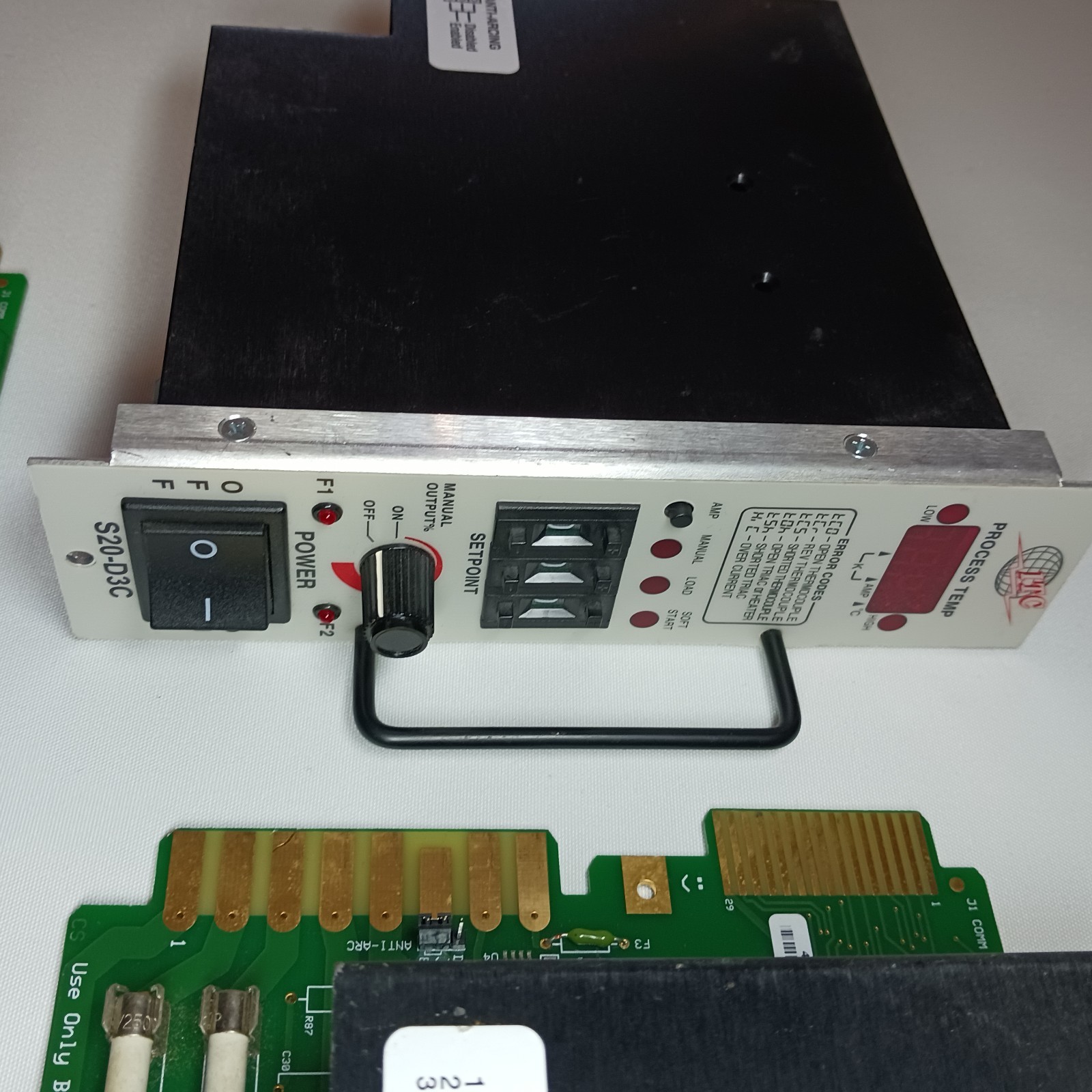 ITC S20-D3C Process Temperature Controller Lot of 3 For Parts Repair As-Is