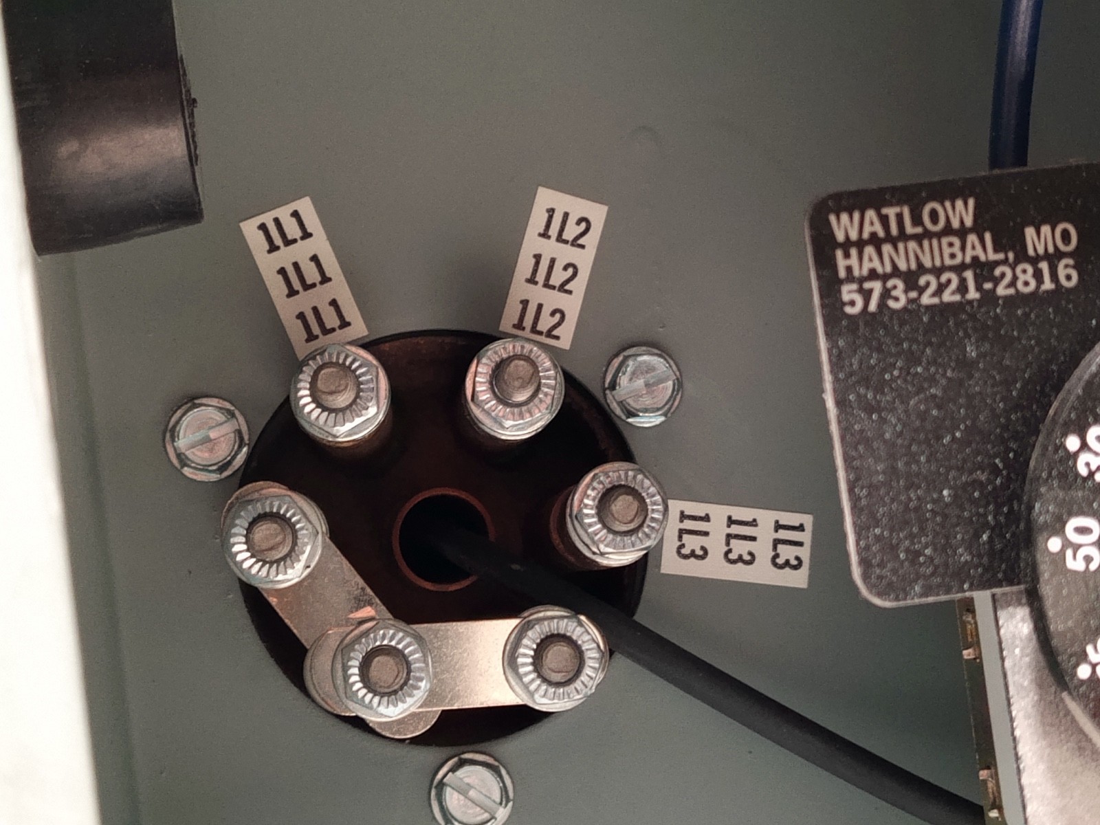 Watlow BHC78C13W-23 Immersion Heater Element 480V 3KW 3 Phase, As Shown