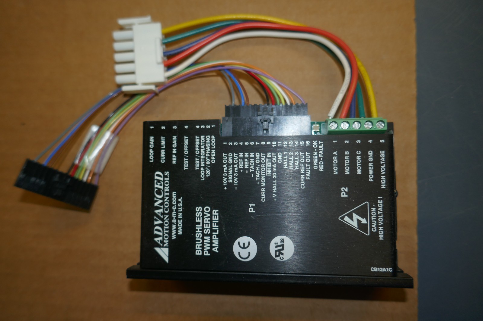 Advanced Motion Controls CB12A1C Brushless PWM Servo Amplifier