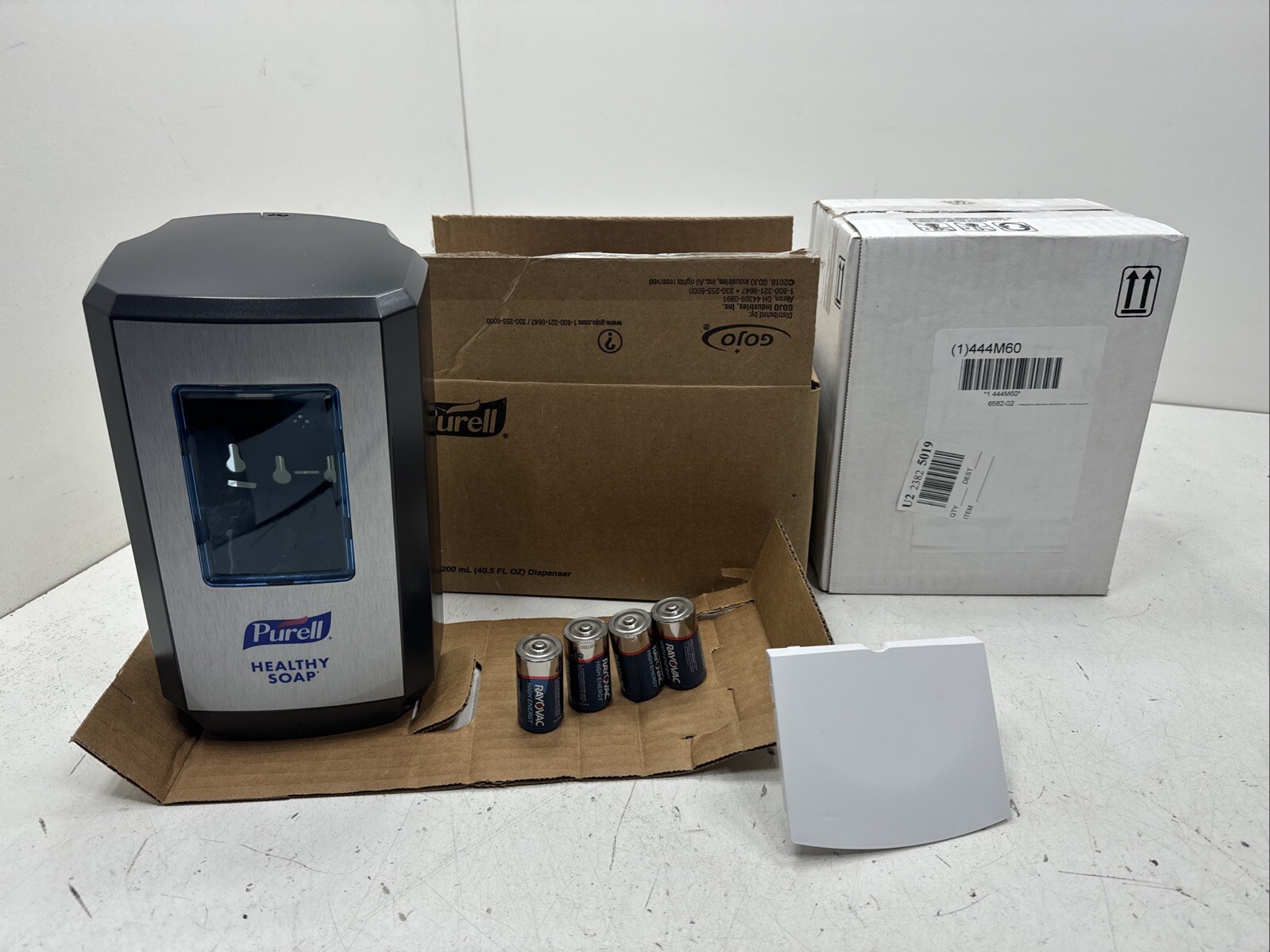 2/Pack Purell 6582-02 Antimicrobial Foam Healthy Soap w/ 1200 mL Dispenser