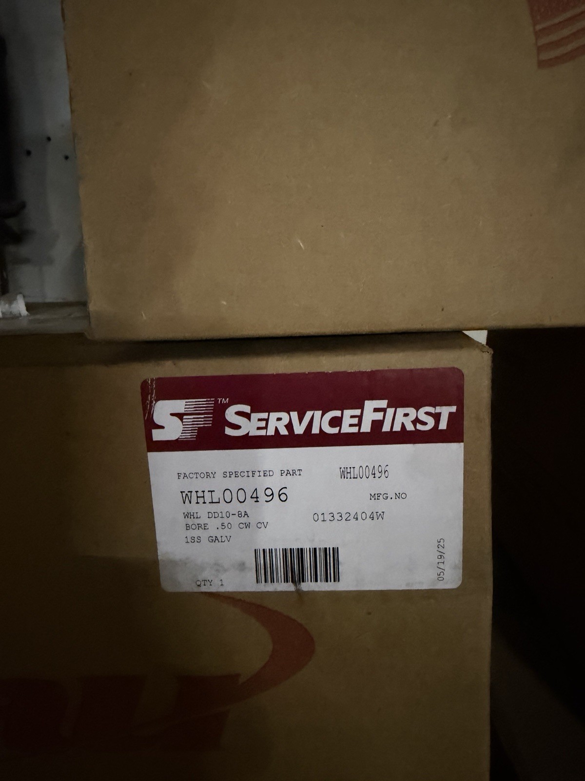 NEW Service First WHL00496 10 x 8 in. Blower Wheel For American Standard / Trane