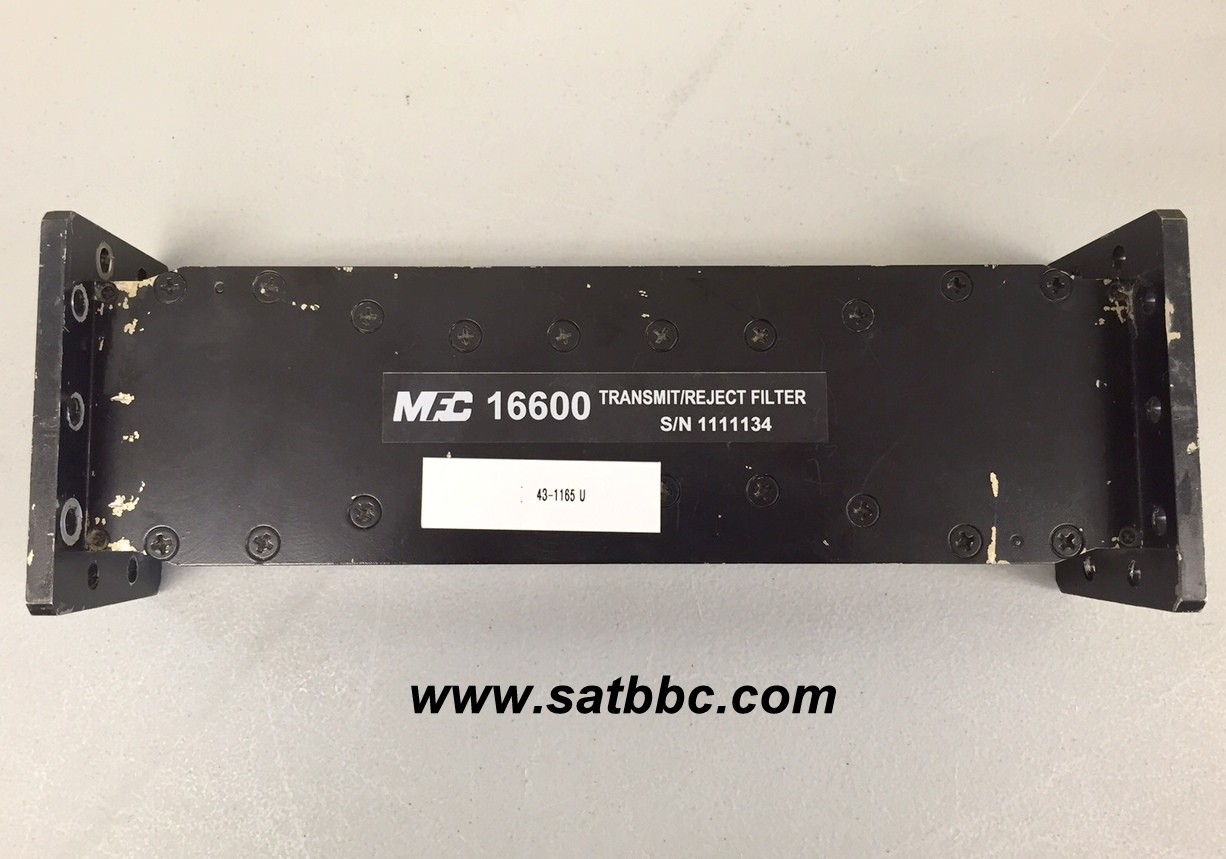 MFC Super Extended C-Band Transmit Reject Filter Model 16600