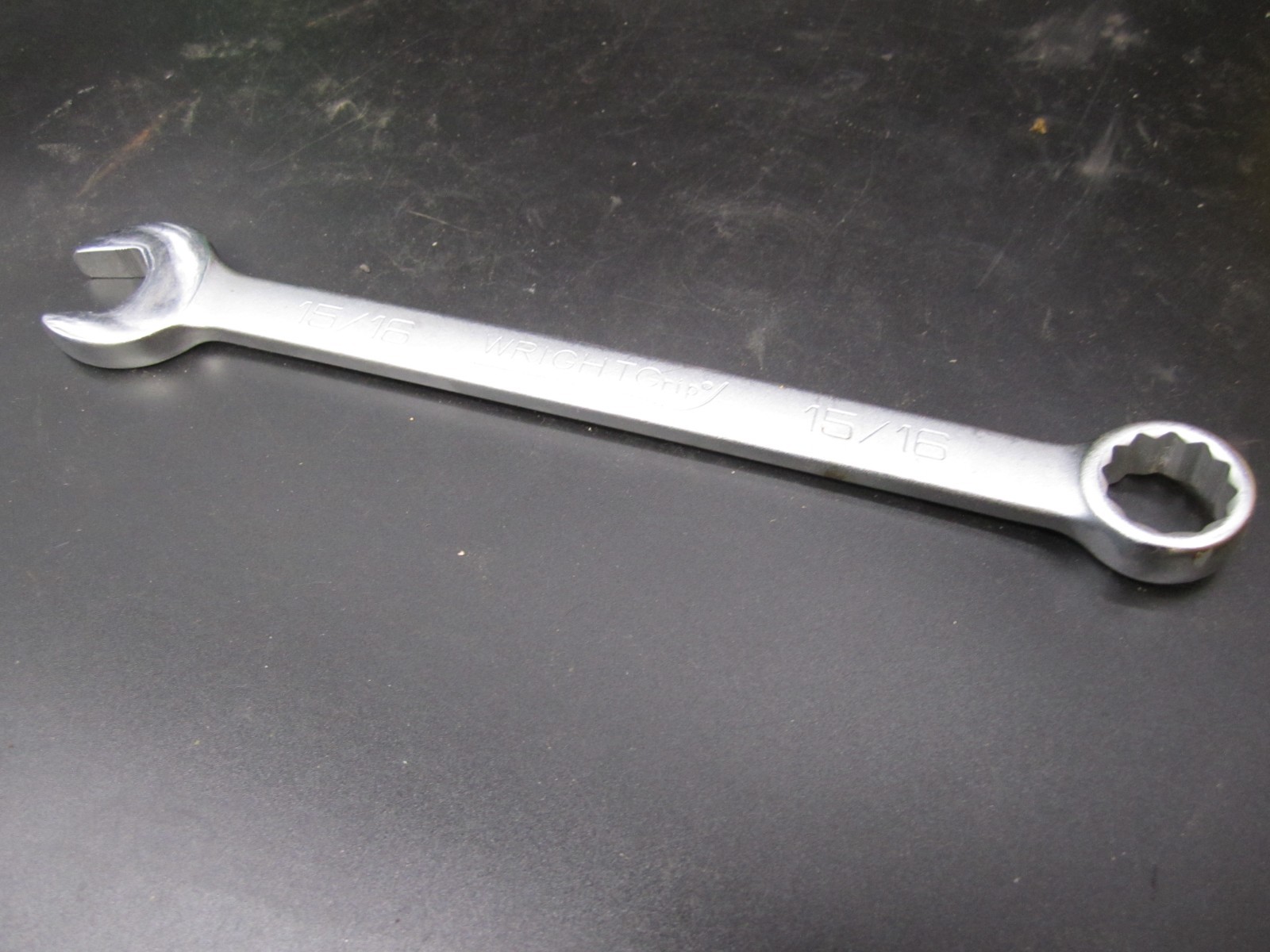 Wright Grip 1130 15/16” Open End Wrench satin finish Used Free Shipping