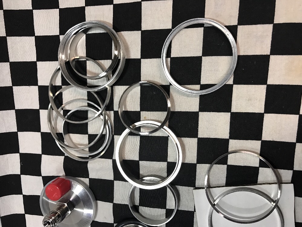 MDC VACUUM NW40 Blank Cap, NW40 to 1/4″, CENTERING RING, BIG LOT #136AF