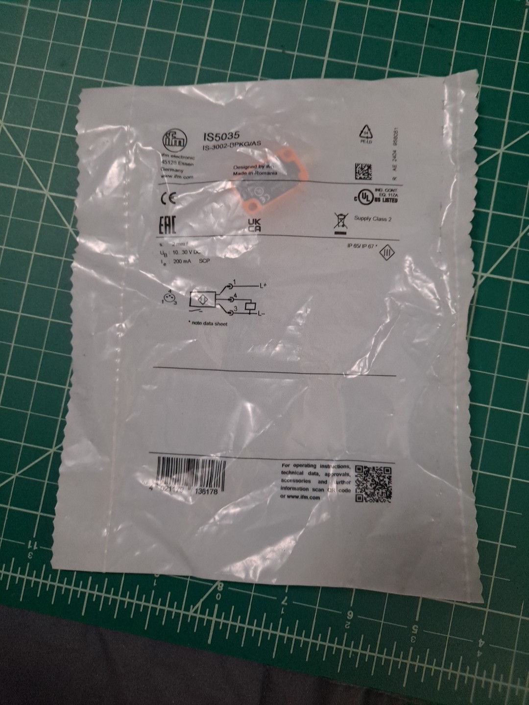 IFM ELECTRONIC IS5035 IS-3002-BP0G/AS-510