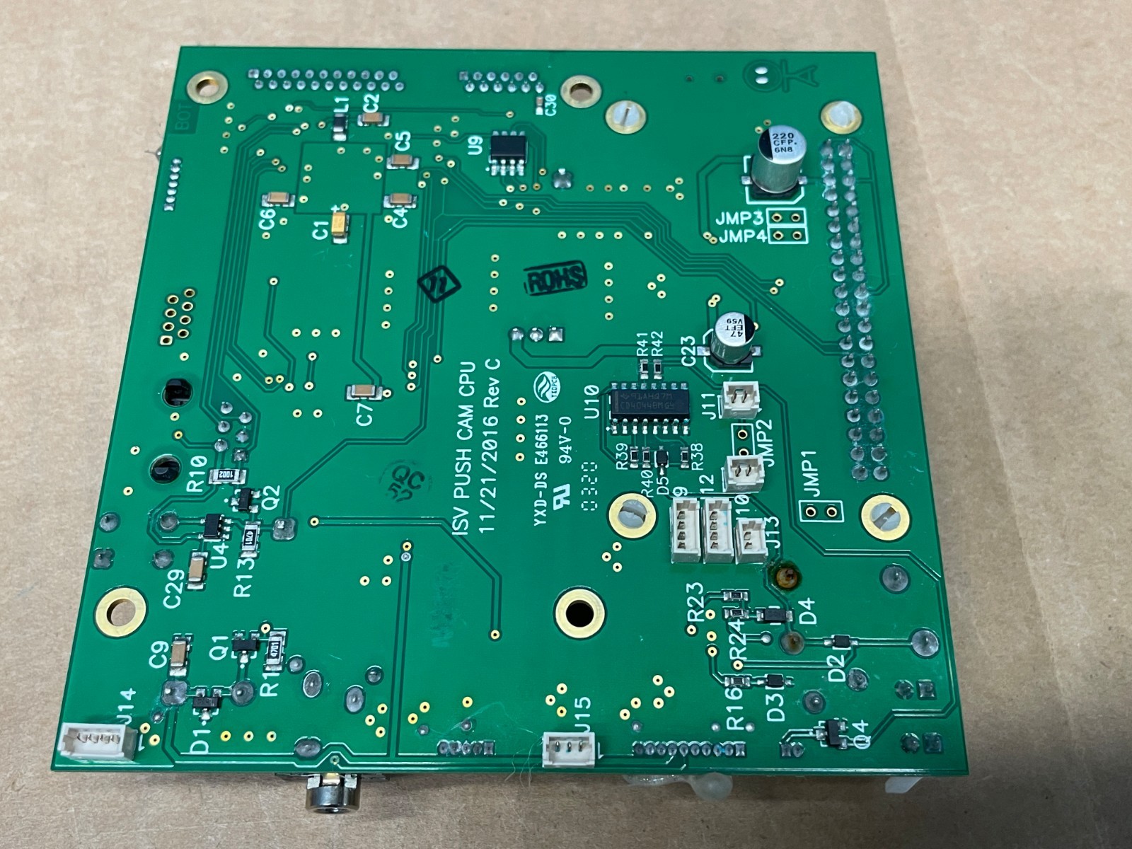 Insight Vision ISV CPU MAIN BOARD for Opticam Command Module 2016 REV C