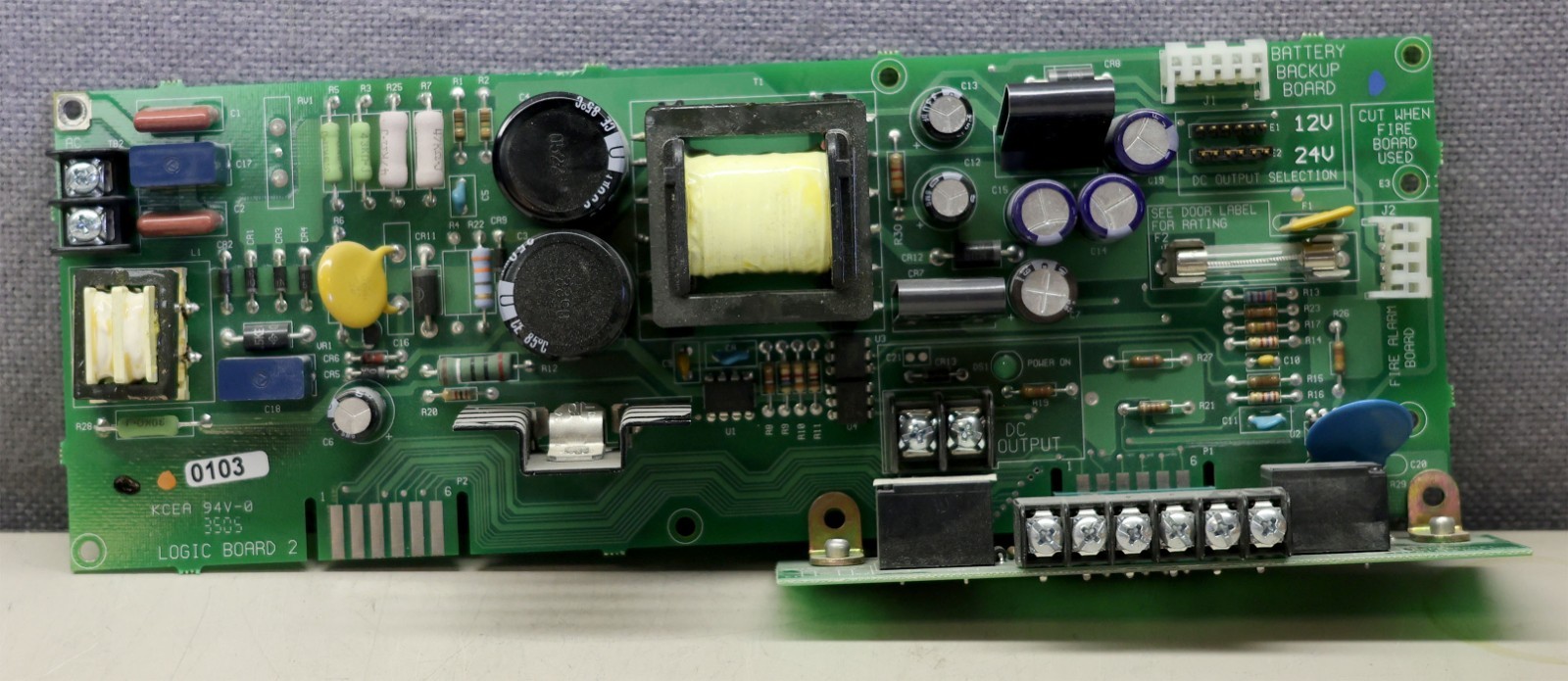 Von Duprin PS873/280S Power Supply Logic Board
