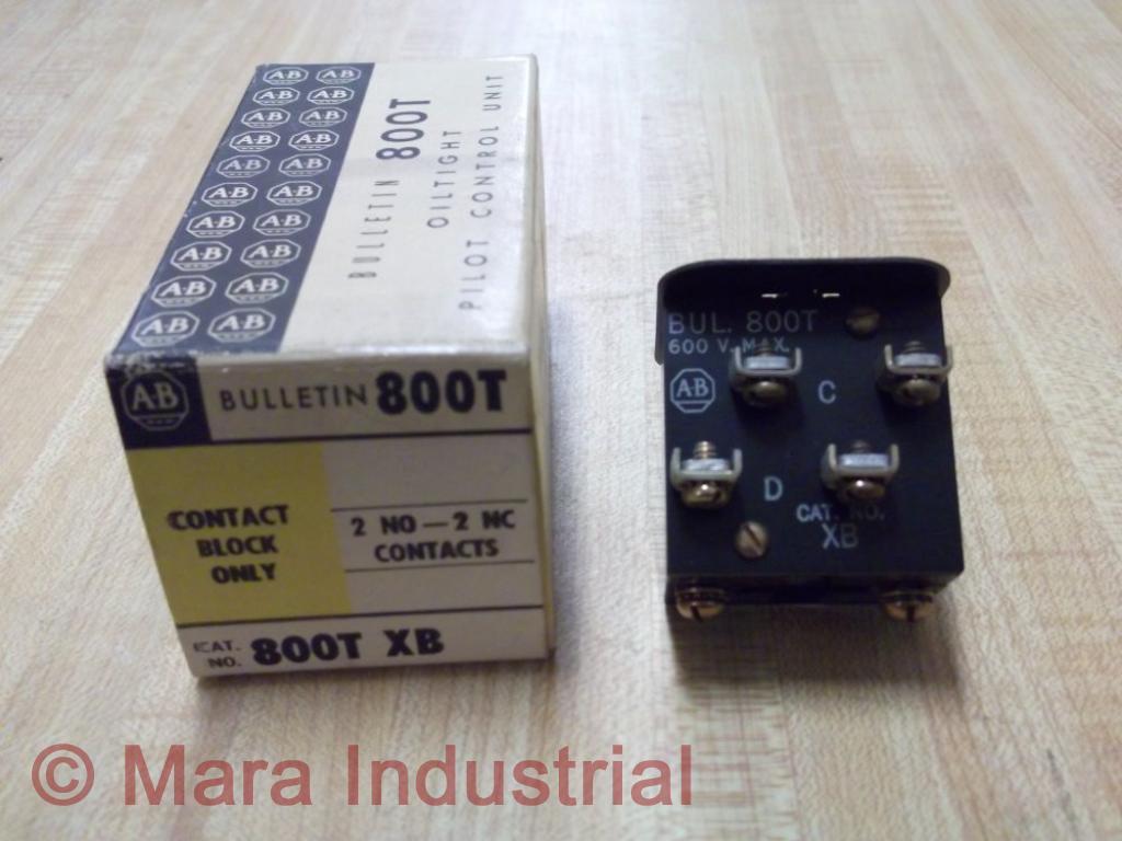 Allen Bradley 800T-XB Contact Block 800TXB (Pack of 3)
