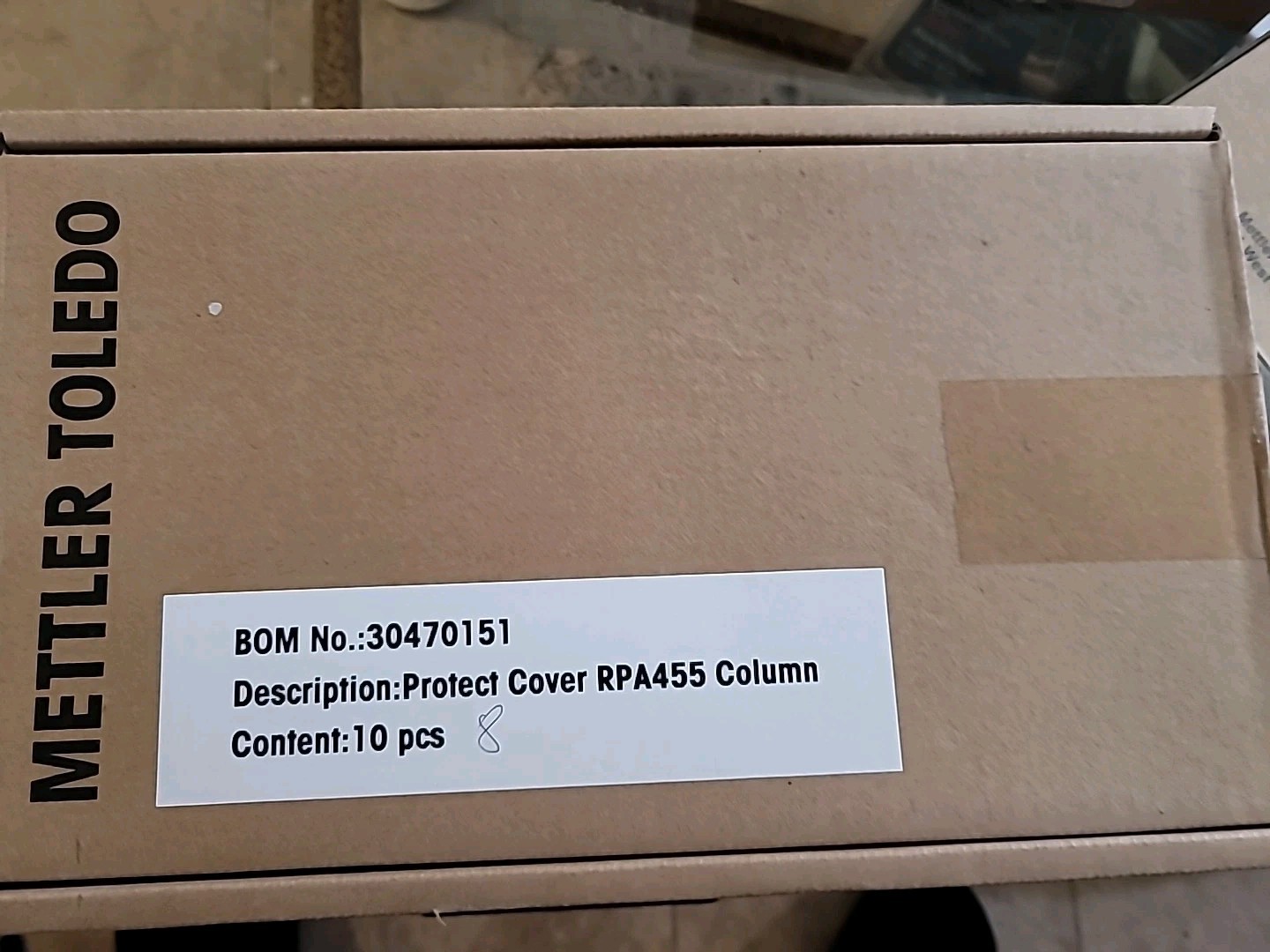 Mettler Toledo RPA455 Scale Protective Column Cover (MBO 30470150) 8 PCS. NEW