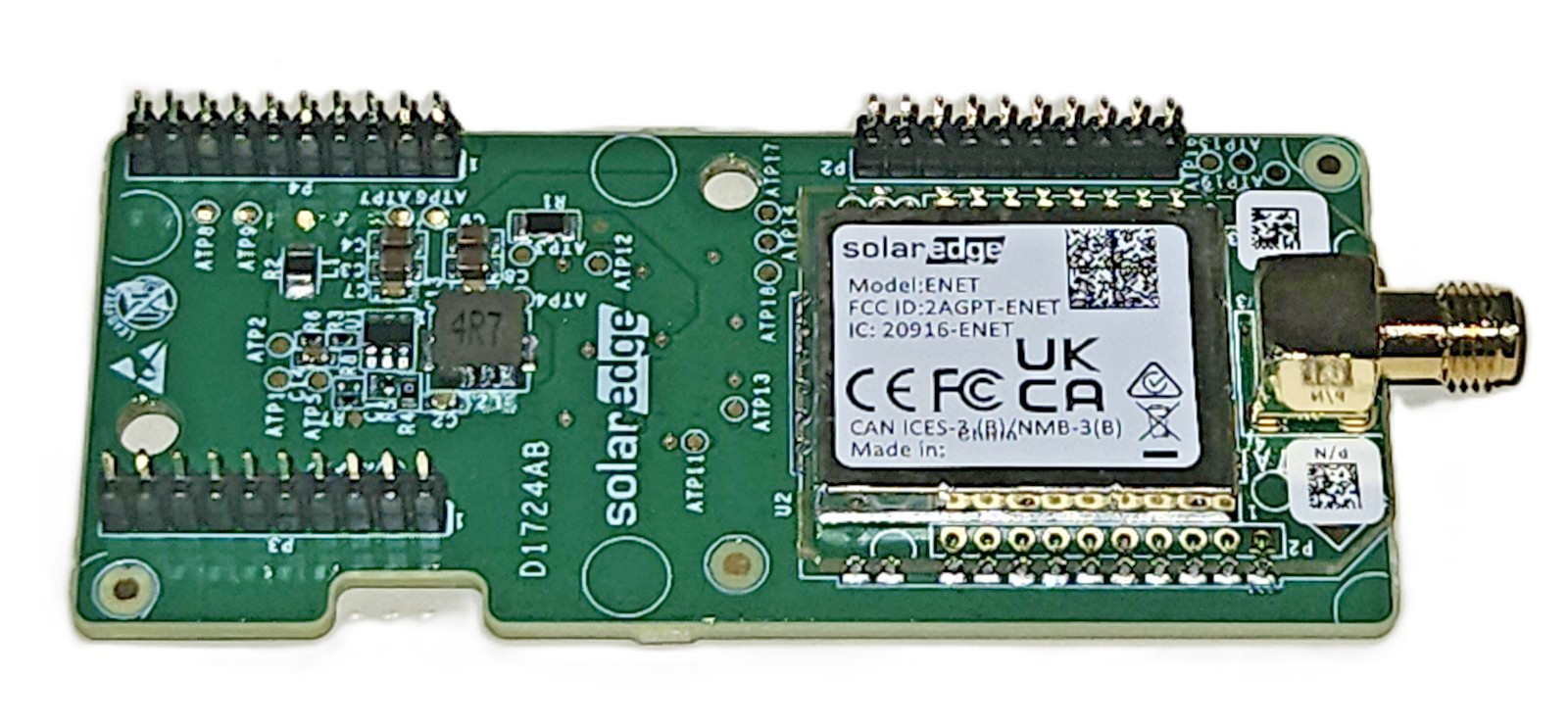SolarEdge ENET 2AGPT-ENET AP1724A-SG-02-FW1 home network plugin new