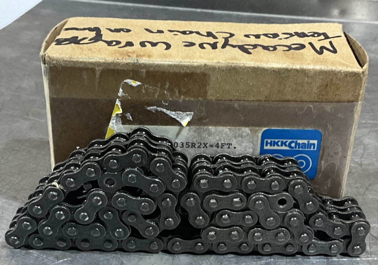 HKK CHAIN 4’ ROLLER CHAIN Rc035r2x Nos Surplus