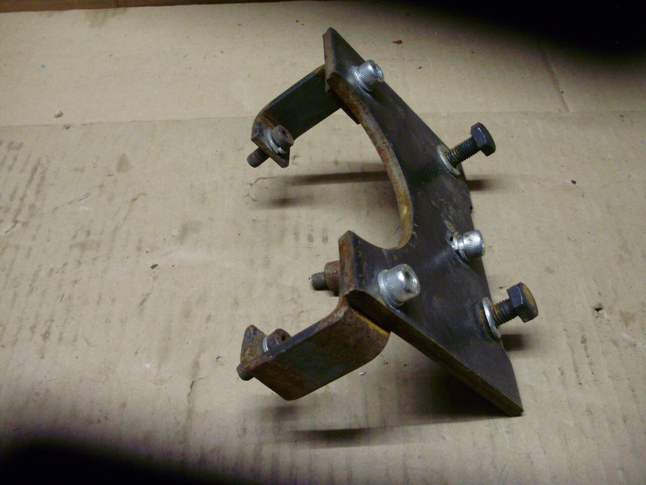 Bracket, FT Face Frame Mounting Flange Adaptor, Fits Hanning Electric Motor