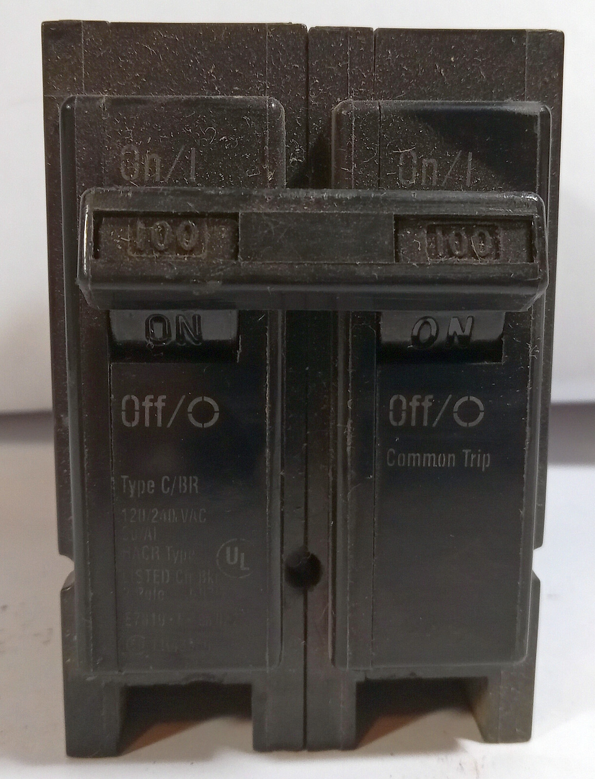 1 USED UNBRANDED HACR 100 AMP 2 POLE 120/240 CIRCUIT BREAKER ***MAKE OFFER***