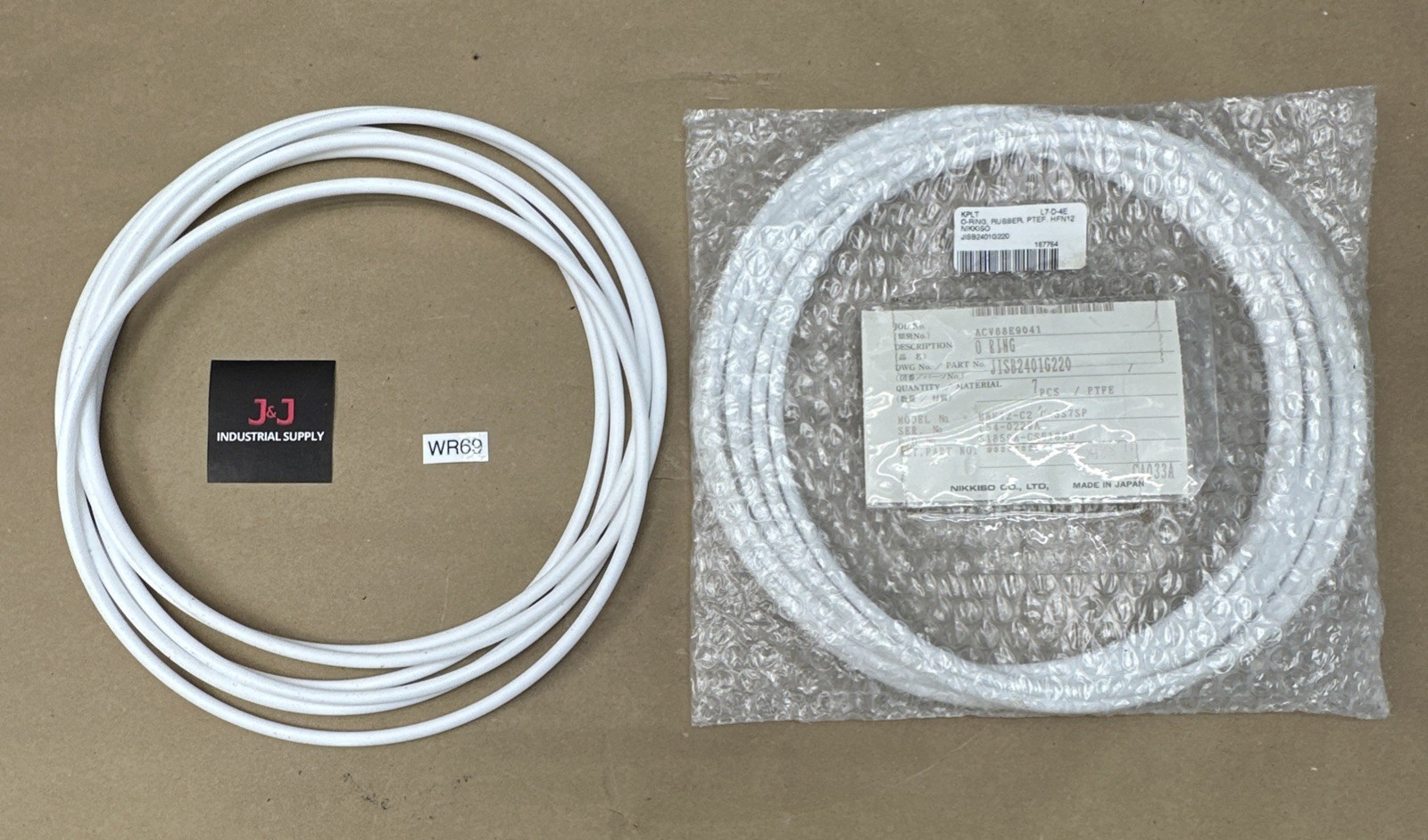 NIKKISO PTFE O-Rings (13) JISB2401G220 / HNF12-C2 C-3S7SP || NIB – FAST SHIPPED!