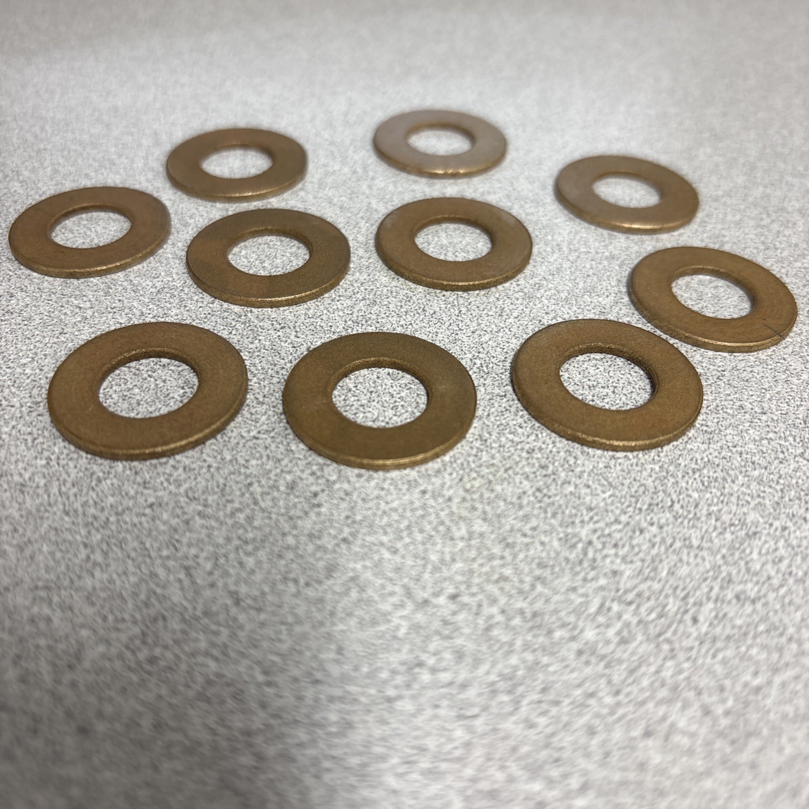Oilite Bronze Washer- 1/2″ ID x 1″ OD x 1/16″ Thick- TT-1001- Lot of 10