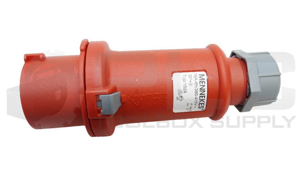NEW MENNEKES 16A 6H CONNECTOR PLUG 380-415V 50-60HZ 152A
