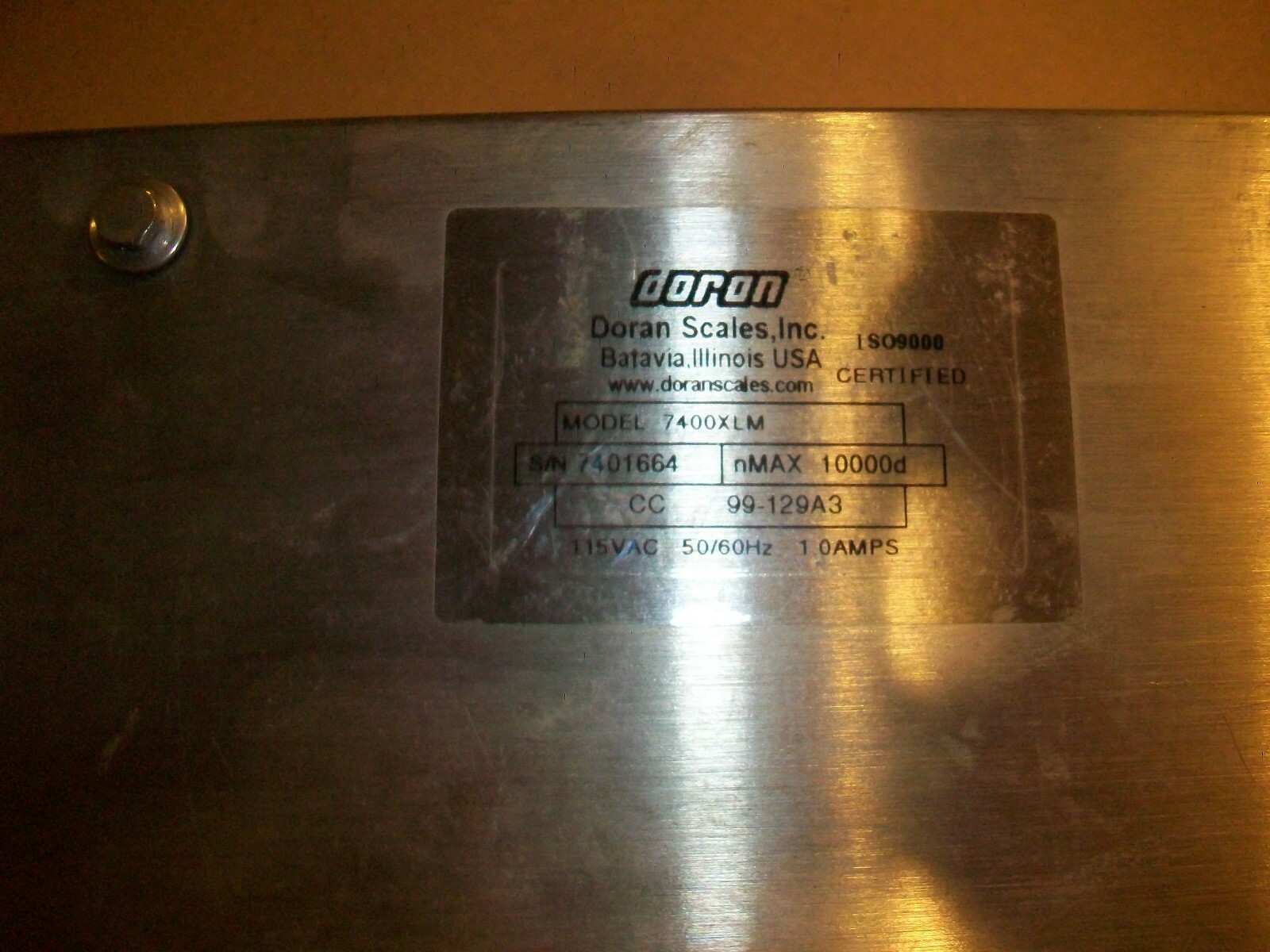 Doran 7400 Series Scale Display Model 7405