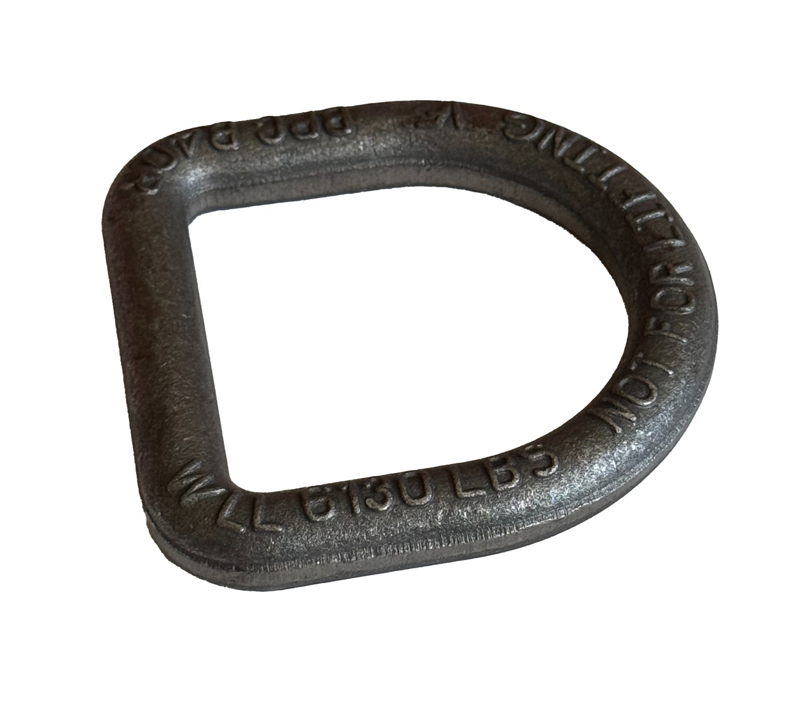 (QTY 4) BPC Forged Steel D-Ring Lashing Weld-on B40R Working Load Limit 6130 LBS