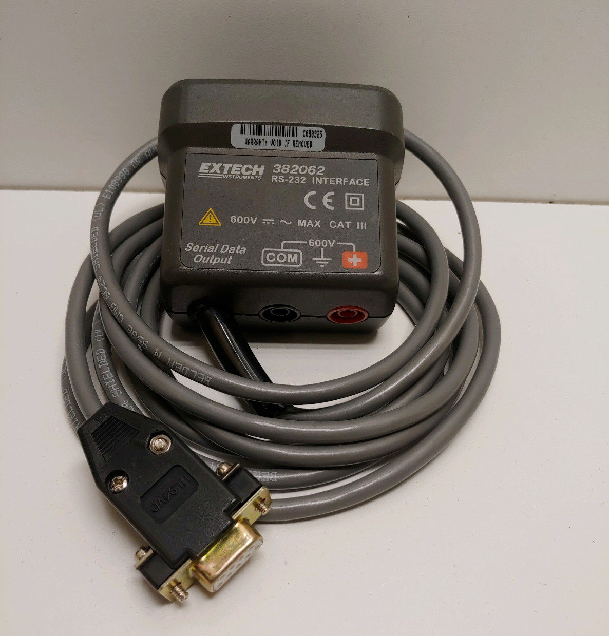 NEW OLD STOCK! EXTECH RS-232 INTERFACE FOR POWER METER 382062