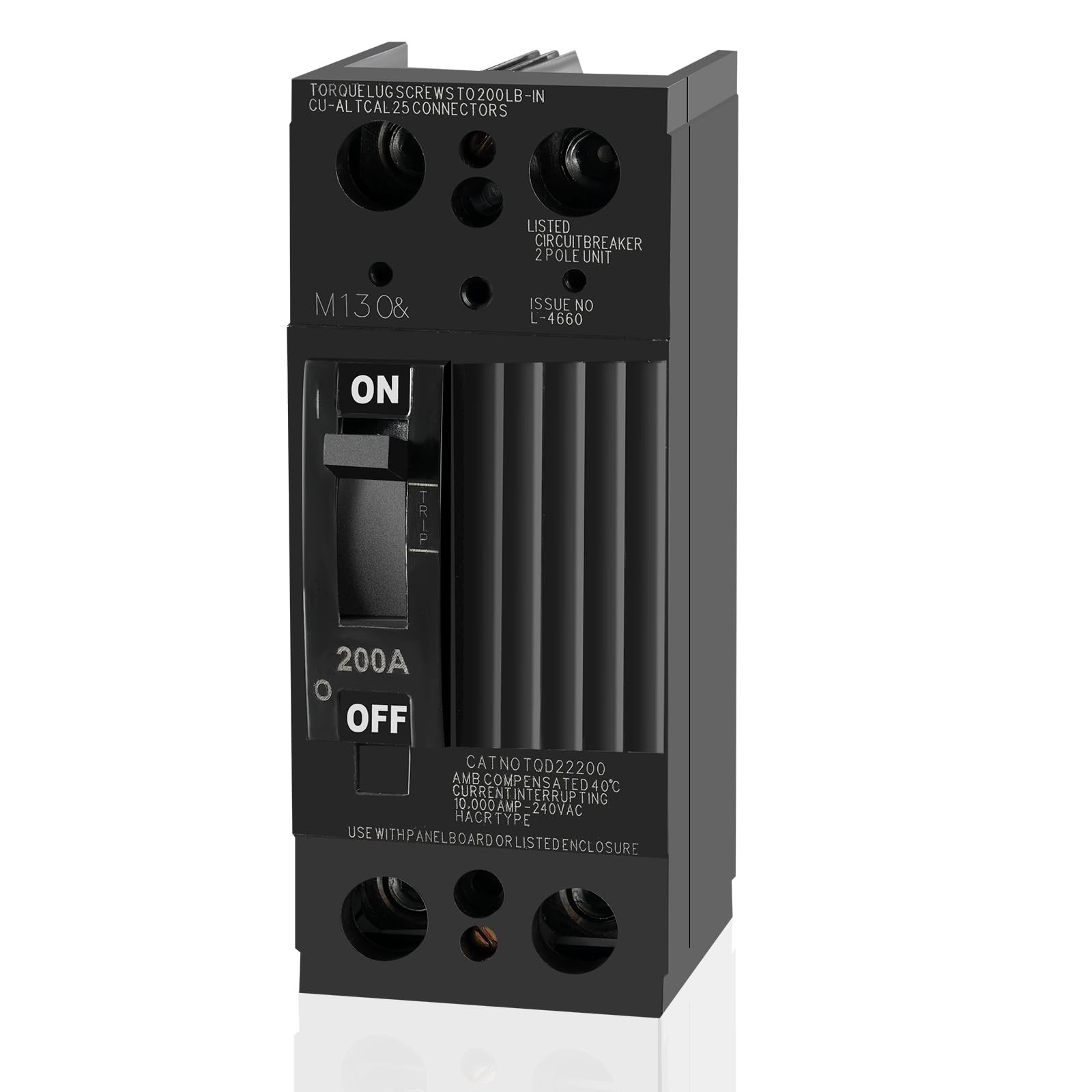 TQD22200 2 Pole 200 Amp Circuit Breaker GE Compatible