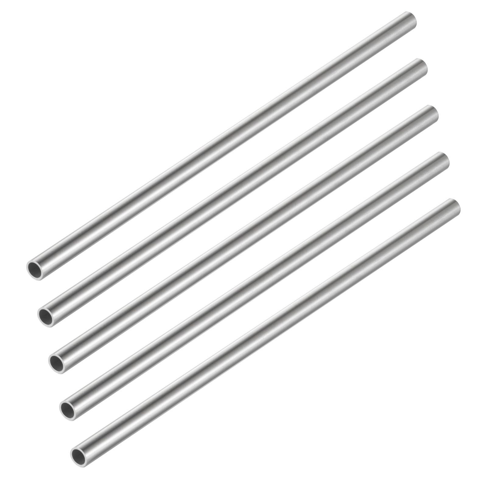 5Pcs 304 Stainless Steel Round Tubing Outer Diameter 1/4″, Length 300mm | Cap…