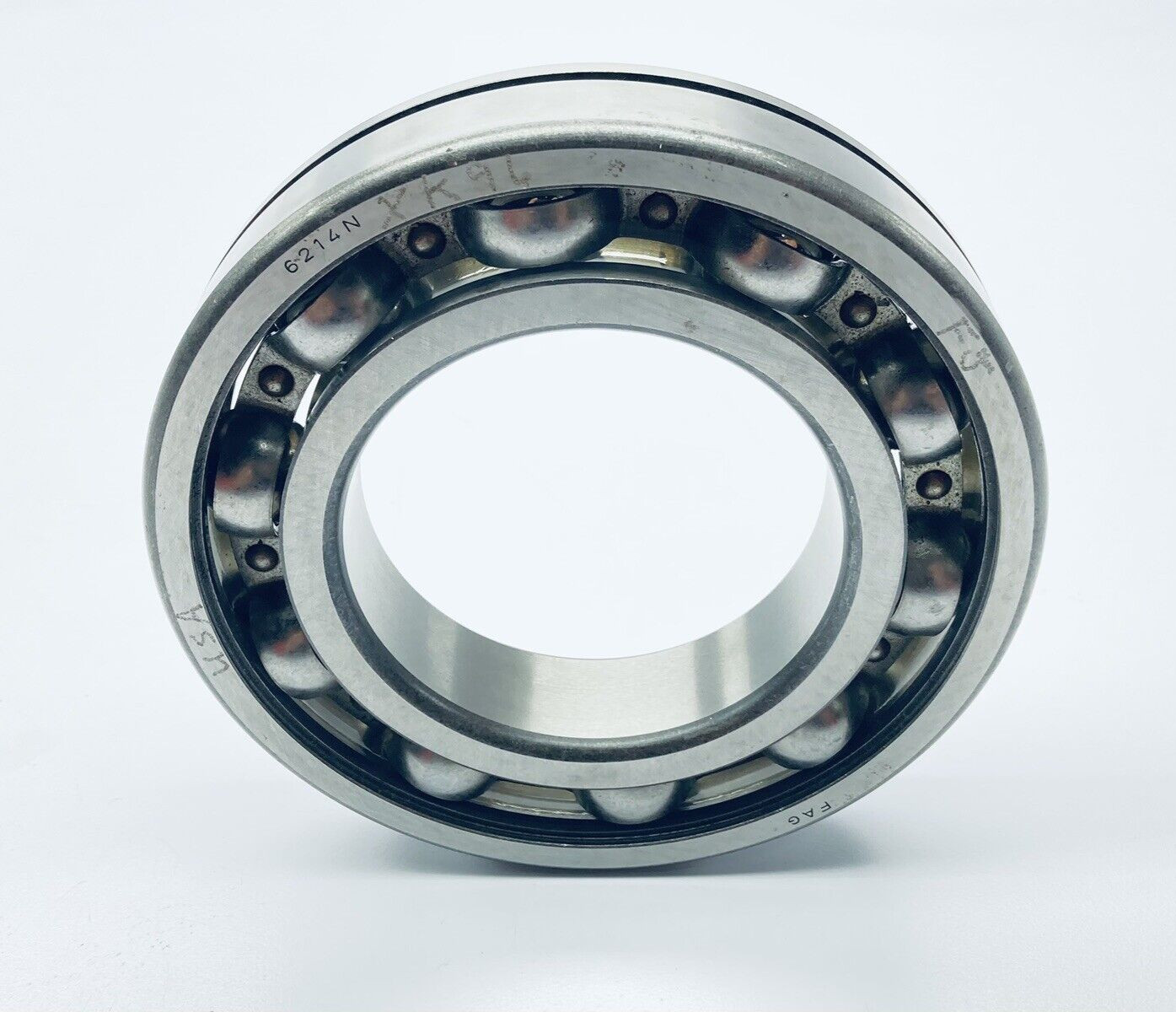 UNUSED FAG 6214 N SINGLE ROW BALL BEARING 2.7″-ID 5″-OD 1″-W