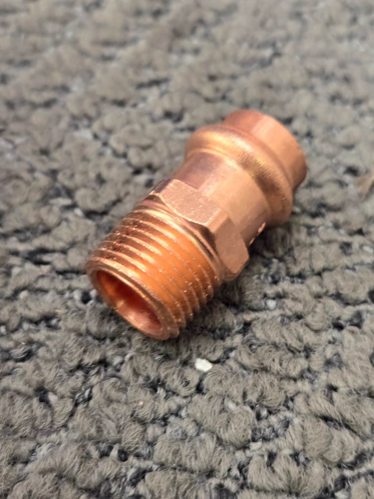 (QTY 10) Mueller PF 01131 Copper Male Press Adapter Fittings 1/2″ Press x MPT