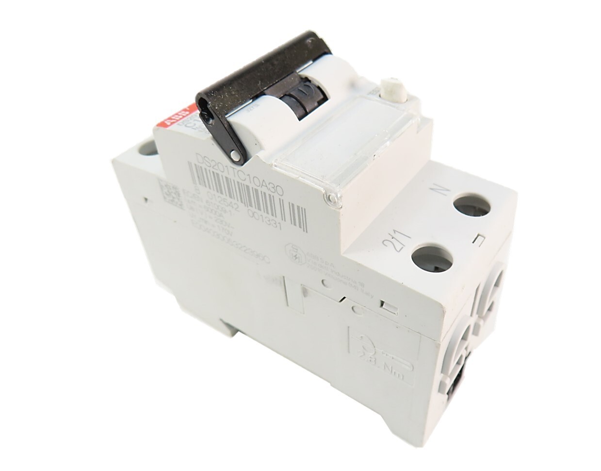 ABB 2CSR255148R1104 DS201T C10 A30 Circuit Breaker 2 Pole 10A 6kA NEW IN BOX