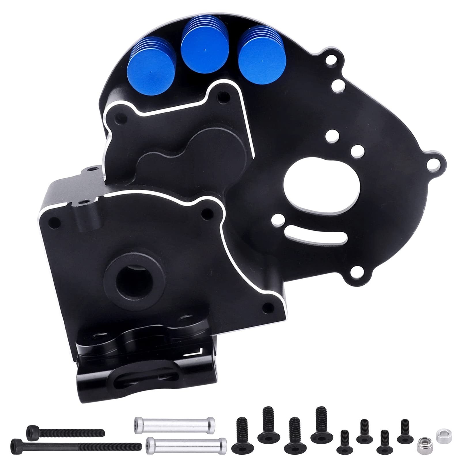 Aluminum Transmission Case Gearbox with Motor Plate and Arm Mounts for 1/10 T…