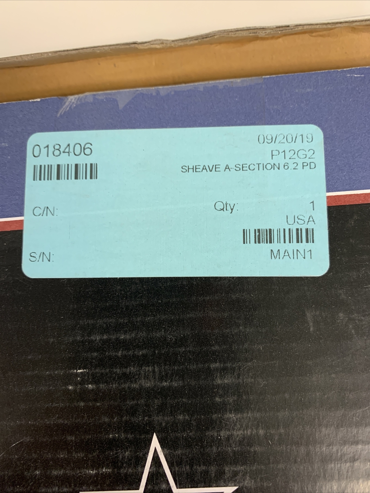 BlackStar AK66H 1275 Sheave A-Section 6.2 PD Cast Iron Fast Shipping!