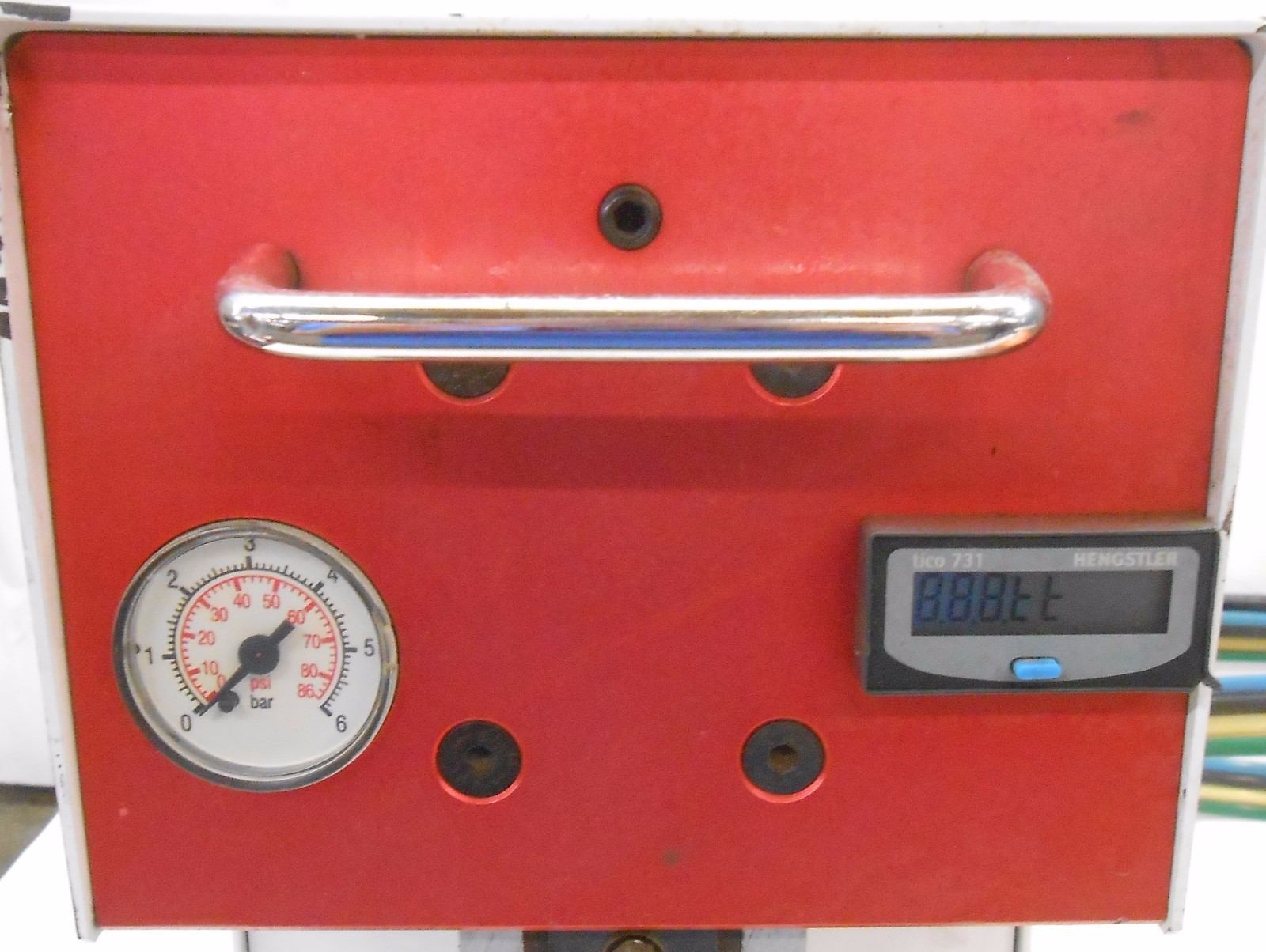 SCHLEUNIGER CT 35 PNEUMATIC CRIMPING MACHINE, 85-110 PSI, 0.78″ MAX STROKE
