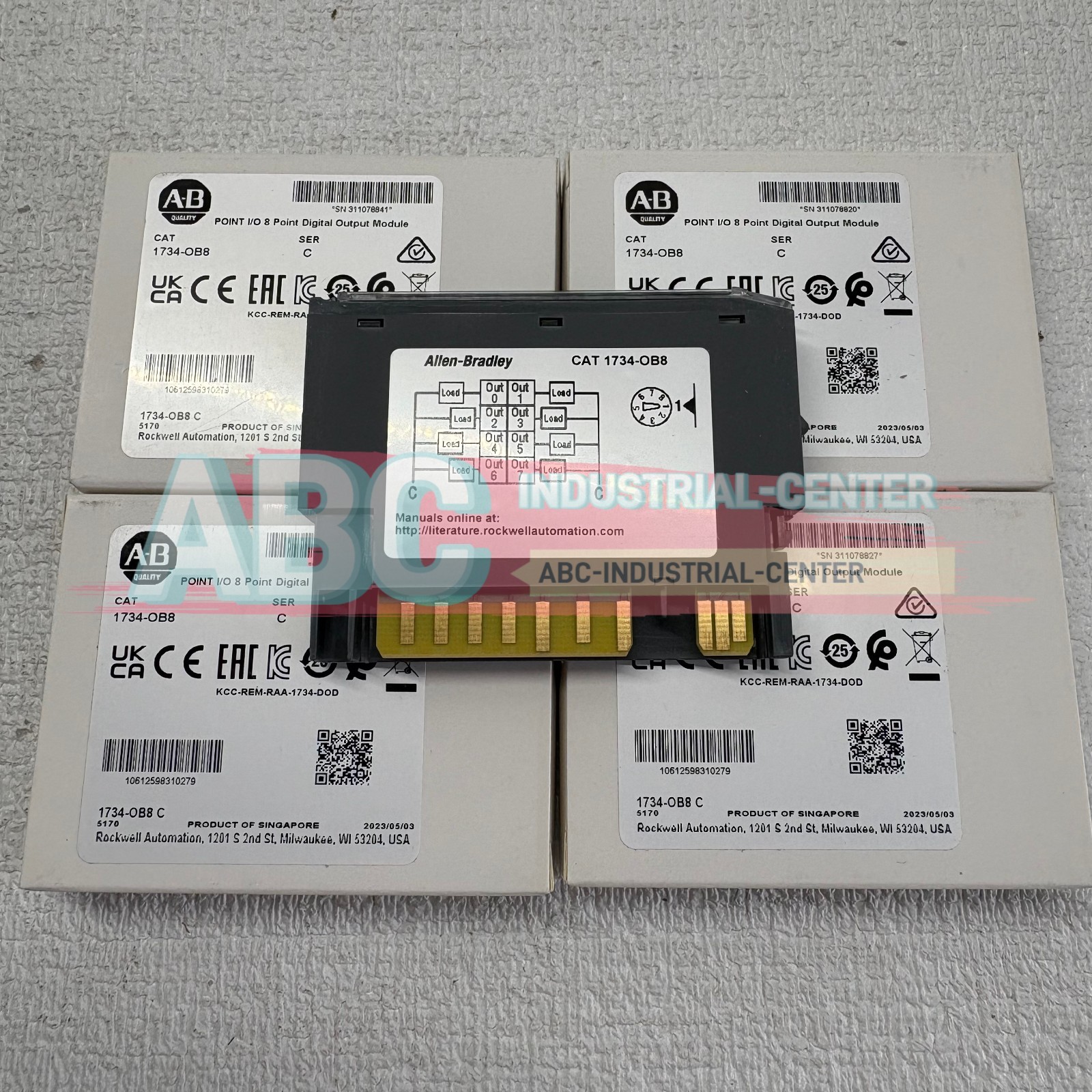 Brand 1734-OB8 Ser C Digital Output Module#1pcs new in box