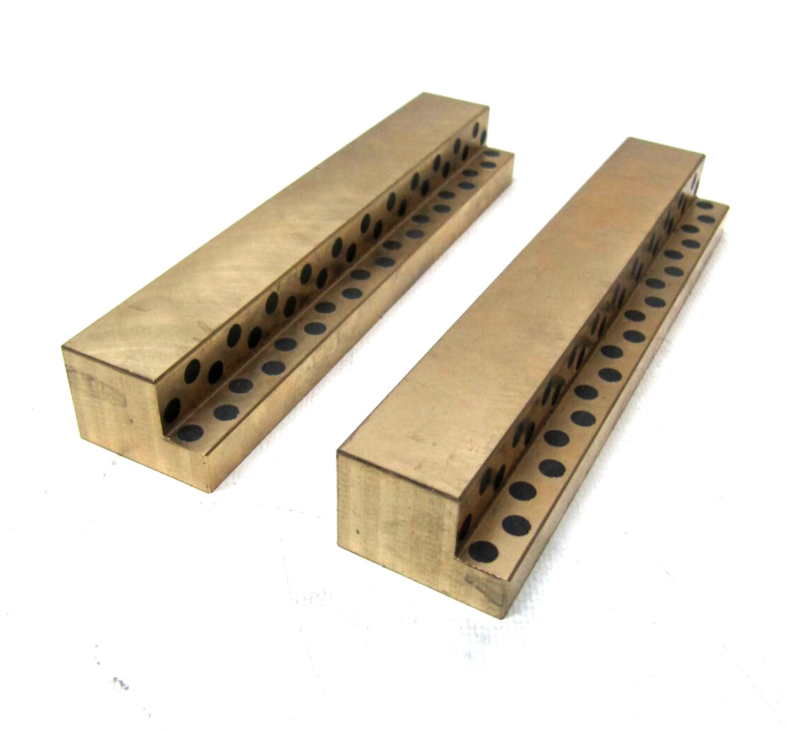 (LOT OF 2, NEW) Lamina L-Gib Oil Free Alum. Bronze Guide Bar L4LG48GN