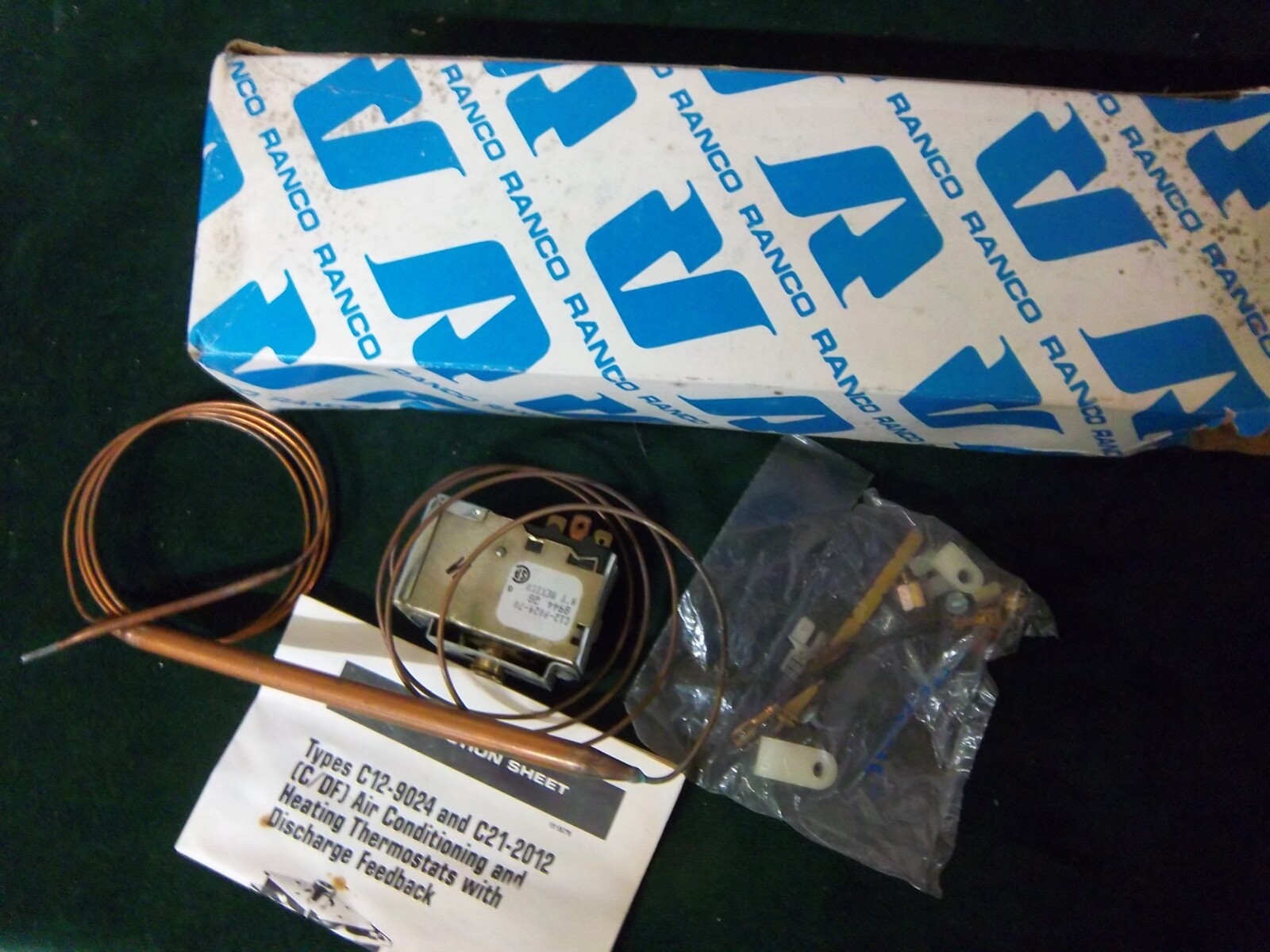 NEW RANCO Heating & Cooling Sensor Switch C12-9024- NEW ~ Aisle X