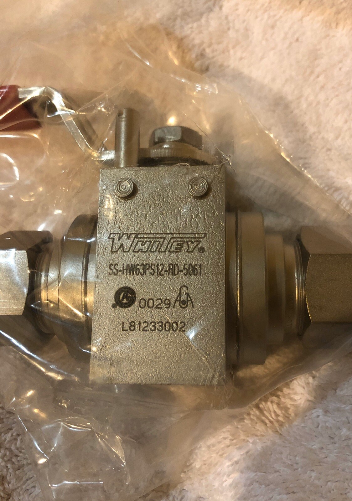 Swagelok Whitey Compression Fitting 3600 Psi SS-HW63PS12-RD-5061 *New Old Stock*
