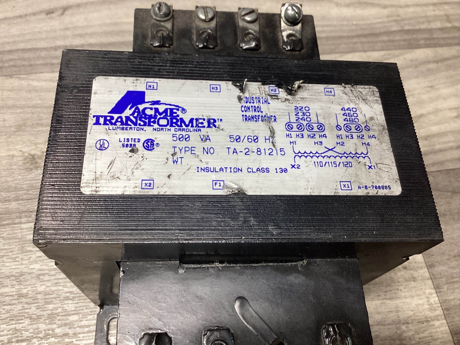 ACE TRANSFORMER , TA-2-81215 500V #110B146PR3