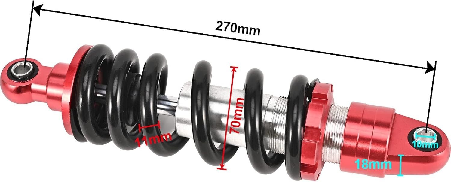 980LB Rear Shock Absorber, 250mm/260mm/270mm/280mm/290mm Shock Absorber Suspensi