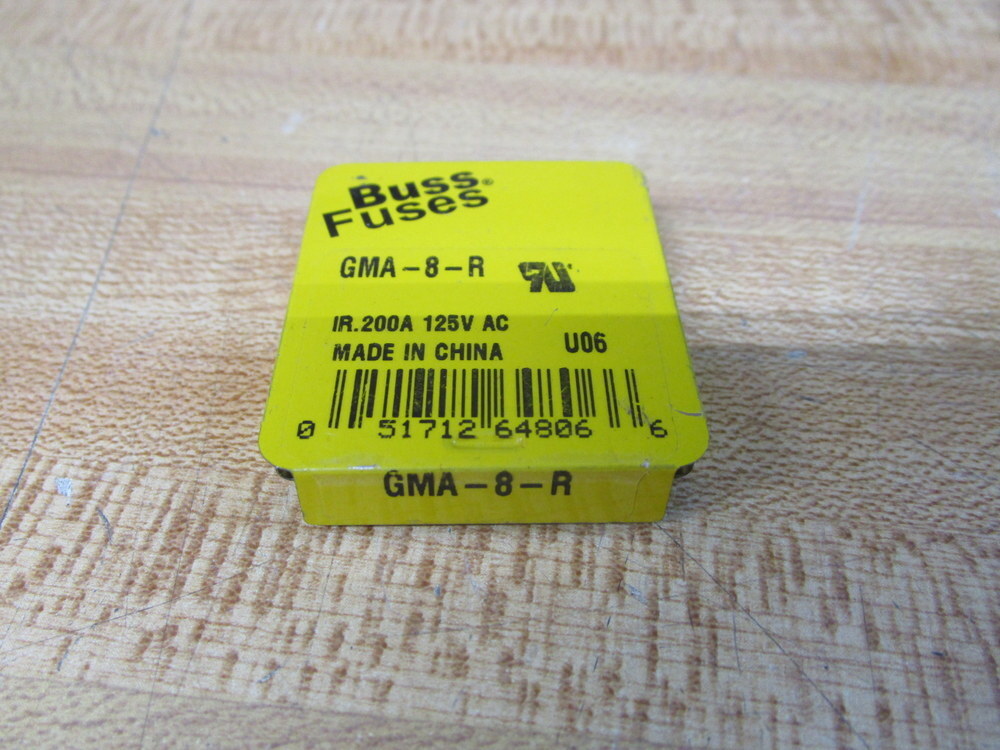 Buss GMA-8 Bussmann Fuse Cross Ref 1CJ46 GMA-8-R Fine Wire Element (Pack of 15)