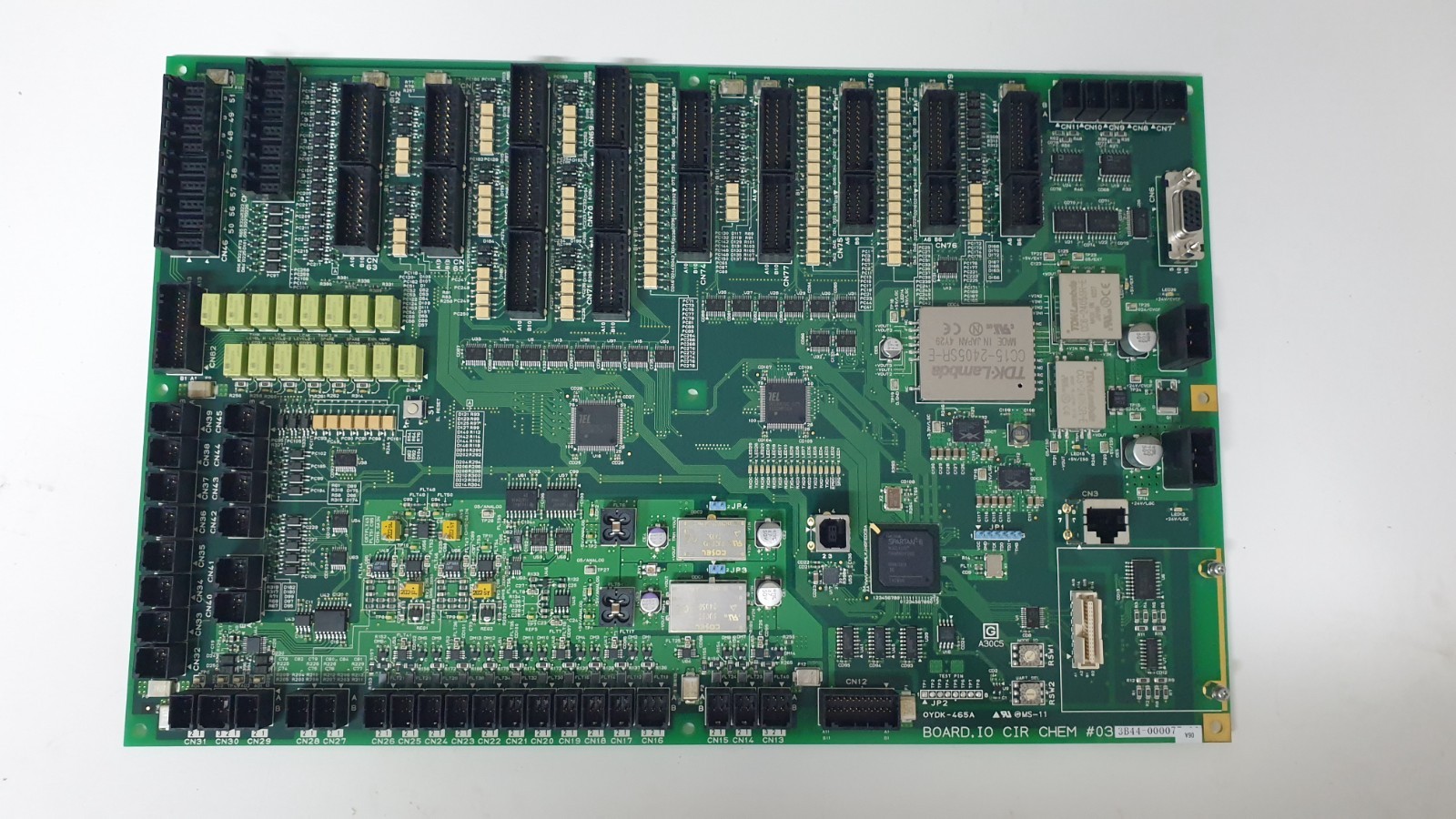 TEL Tokyo Electron OYDK-465A Board IO CIR CHEM #03 3B44-000077-11