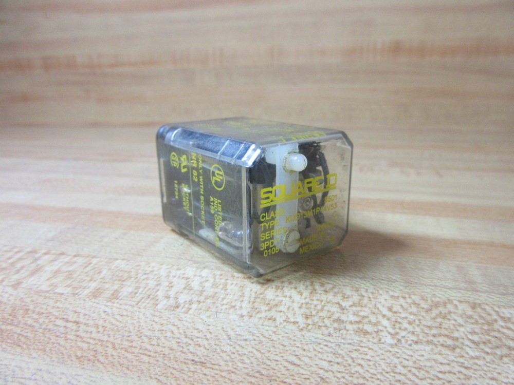Square D 8501-KUD13M1P14V53-24V DC Relay 8501-KUD13M1P14V53 Series C