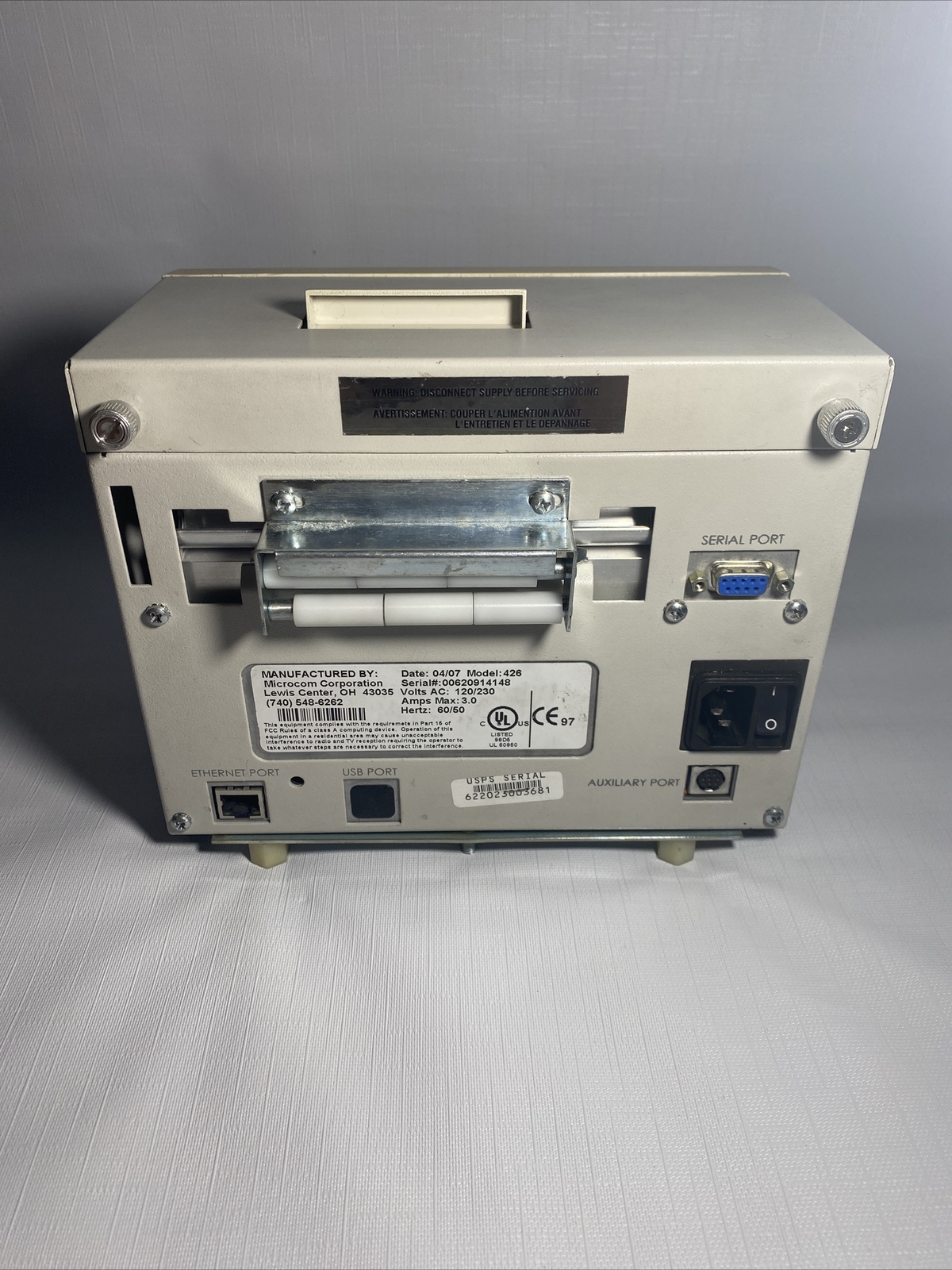 Microcom Corporation 426 Thermal Printer