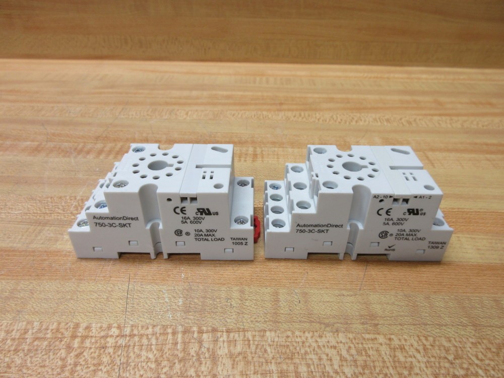 Automation Direct 750-3C-SKT Relay Socket 7503CSKT