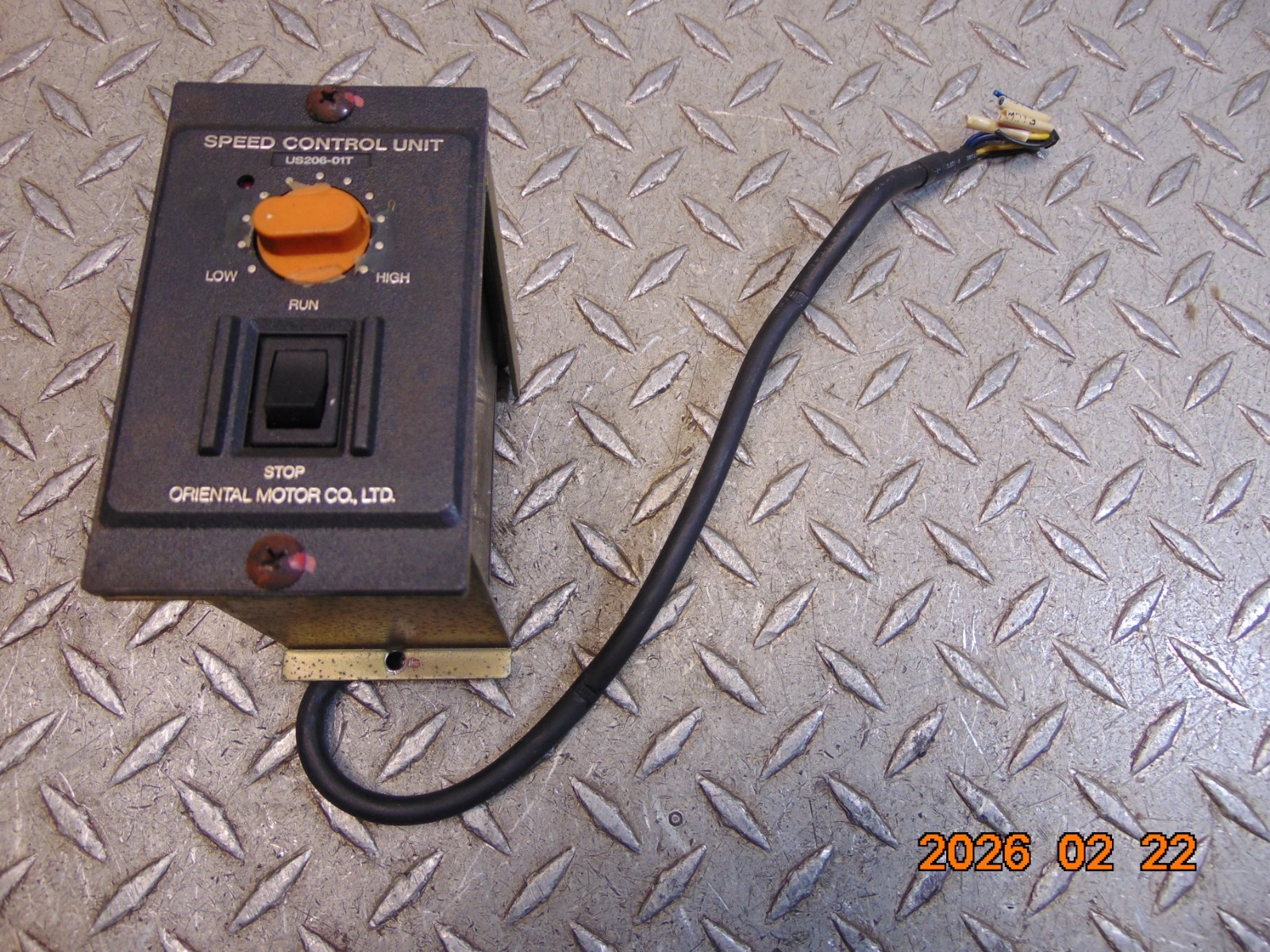 ORIENTAL MOTOR US206-01T SPEED CONTROL UNIT