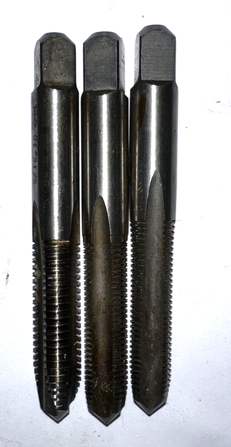 HELICOIL THREAD STI TAP ASSORTED 5/16″-24 5/16″-18 3″ OAL LOT OF 3*