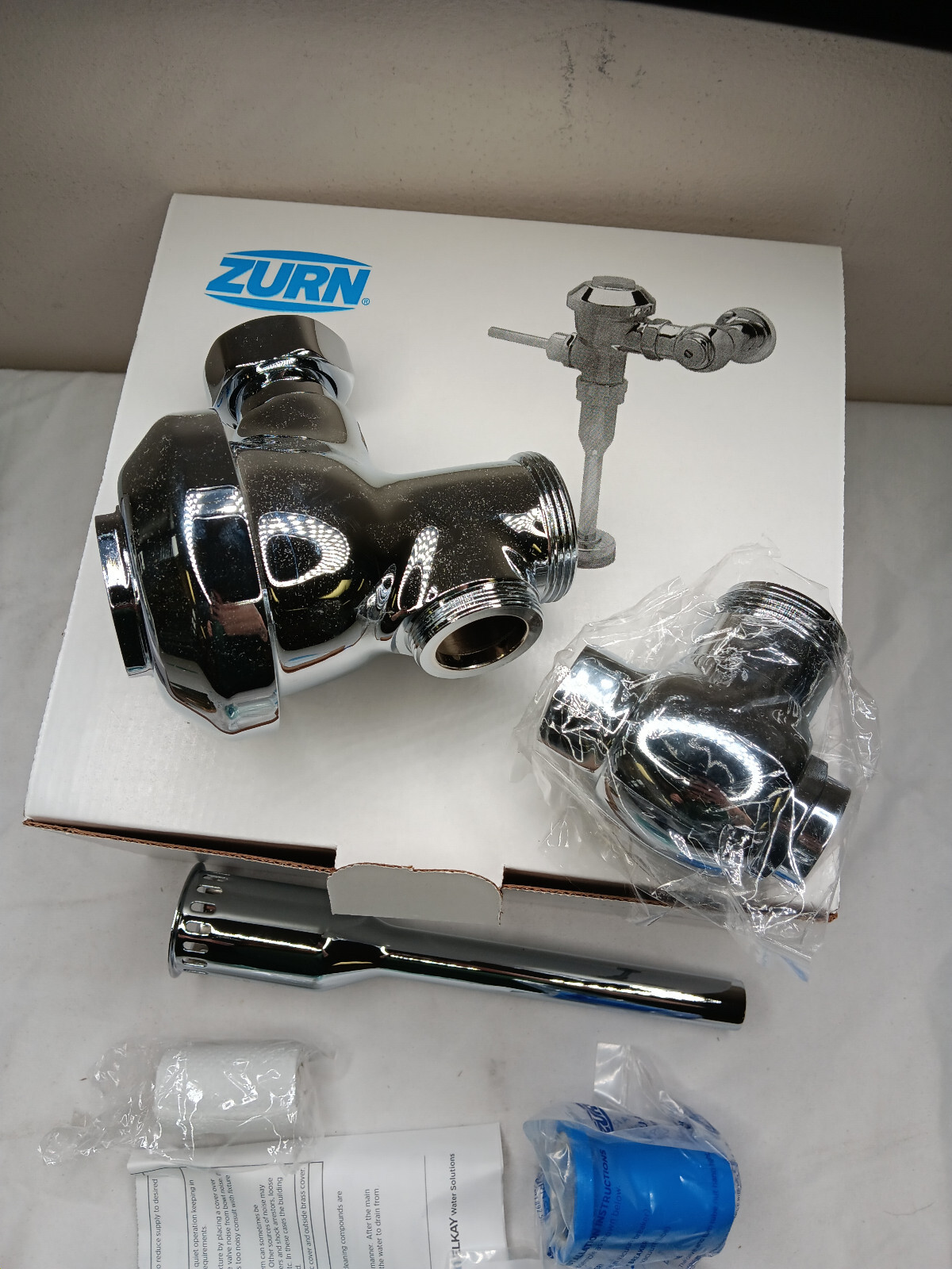 Zurn ZER6003AV-ULF-SM AquaSense 0.125 GPF Sensor Flush Valve