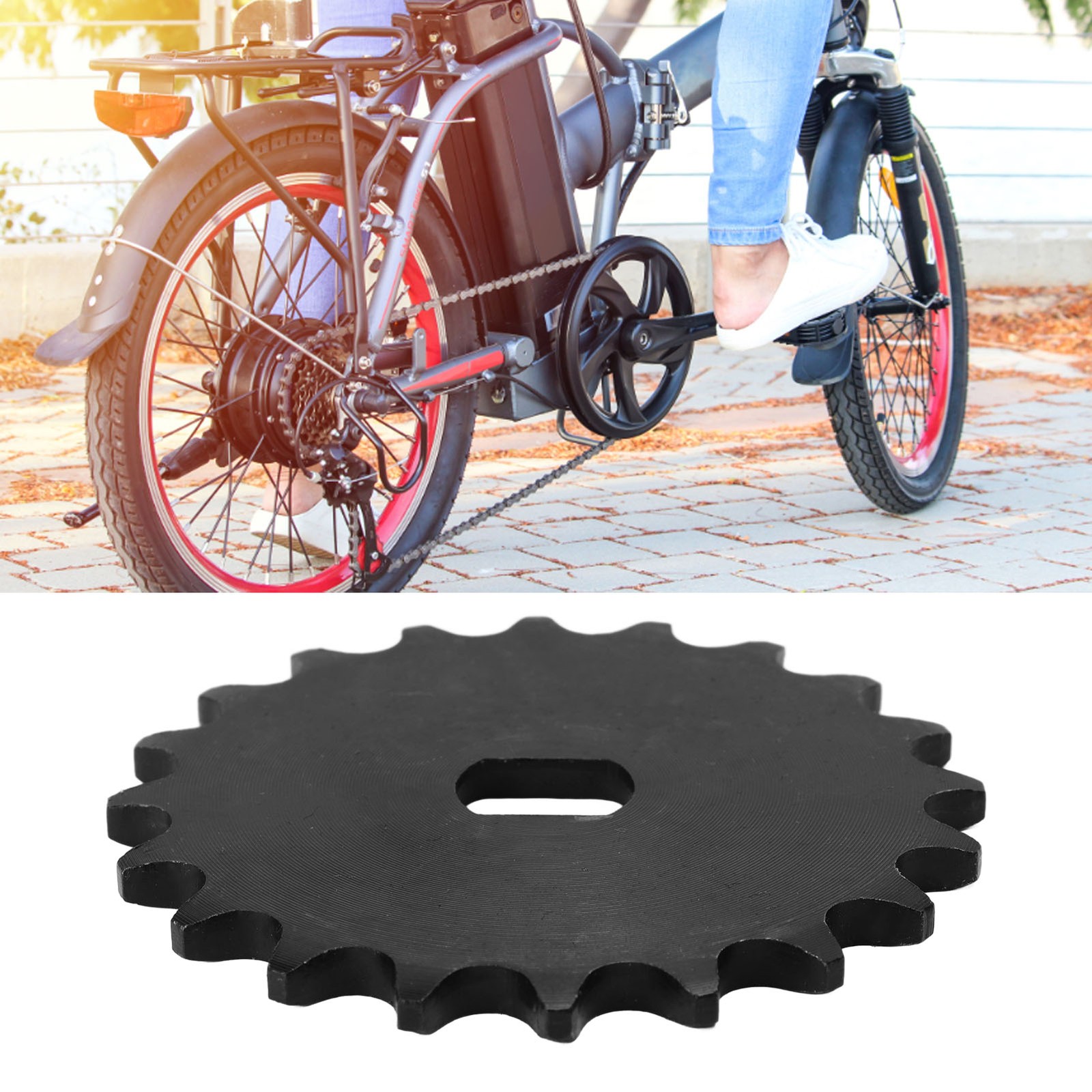 420 20T Sprocket Durable Carbon Steel Motor Sprocket For MY1020 Geared Motor