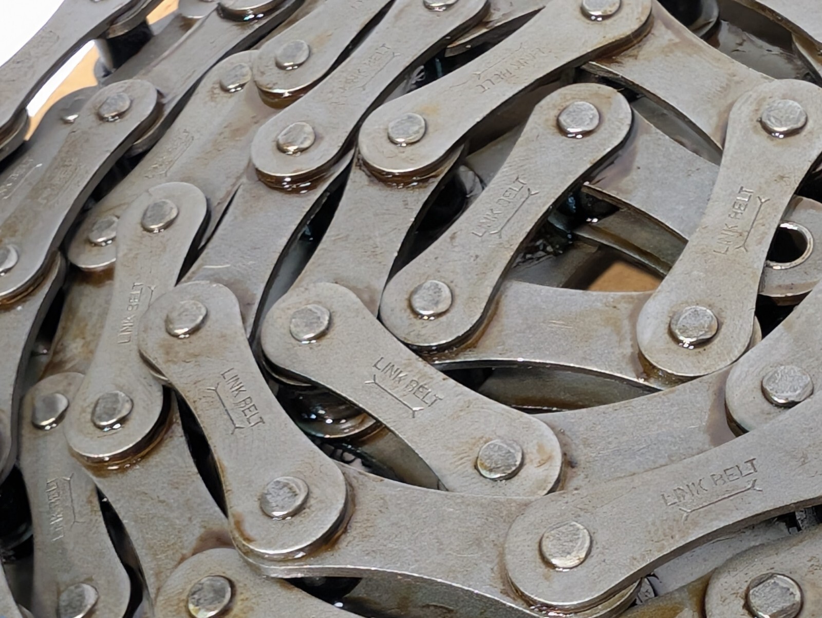 Rexnord C2050R10BX Link-Belt Roller Chain, Riveted, 10ft, 96 Pitches