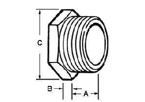 Bridgeport 1105-DC Nipple Conduit Zinc Die Cast Size 1 1/4 Inch