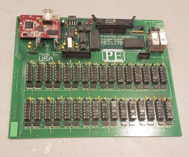 PERFERRED ENGINEERING PE2117B SILK COMPONENT BOARD PE LAYER 2