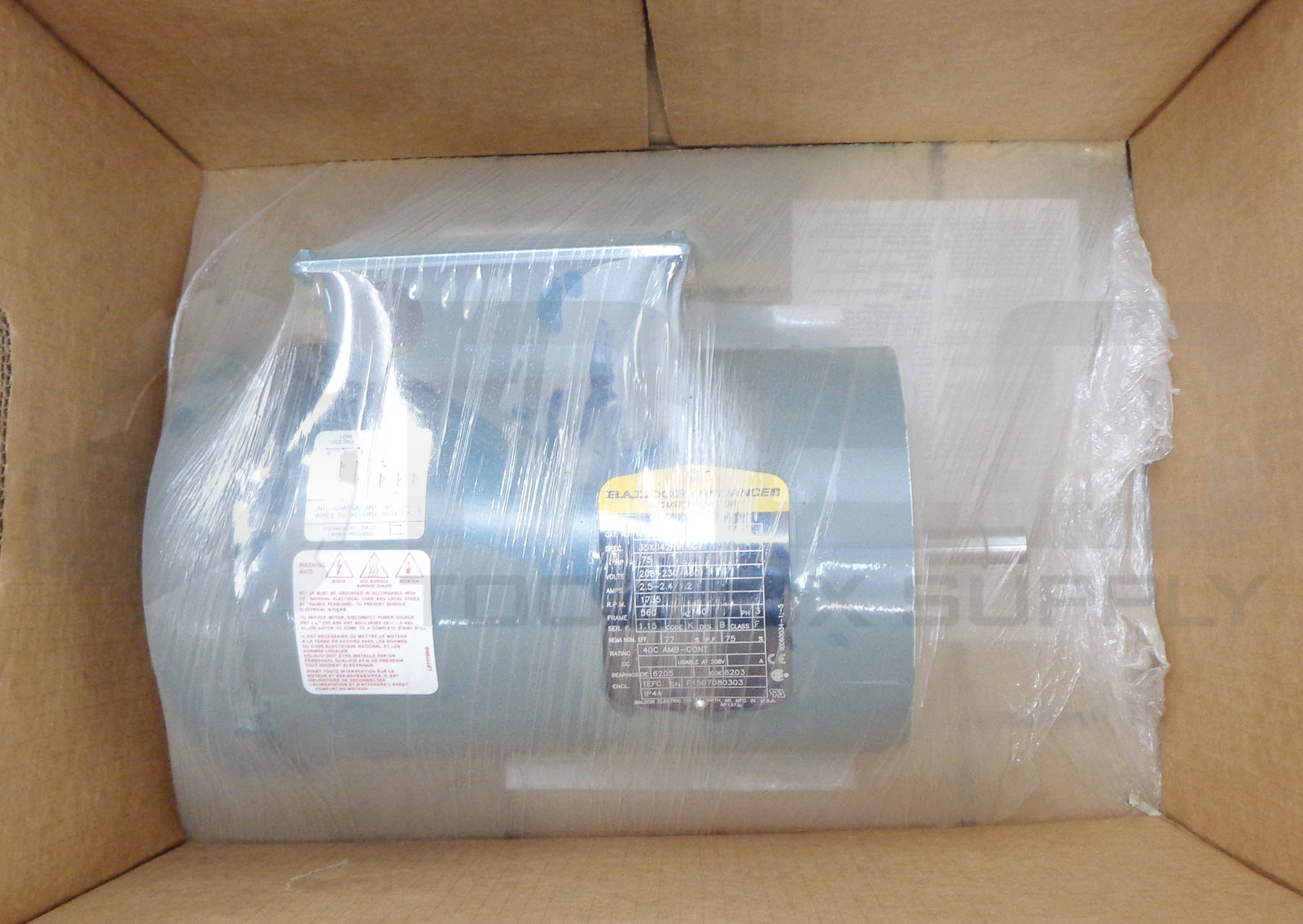 NEW BALDOR RELIANCE VUHM3542 MOTOR 1735RPM .75HP FR:56C 35X042N906G1
